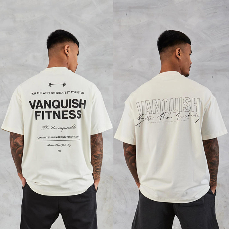 Men’s Athletic Fit T-Shirt Breathable Loose Gym Top