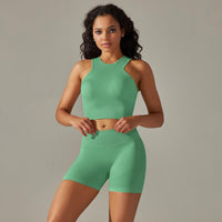 Breathable Two-Piece Knit Workout