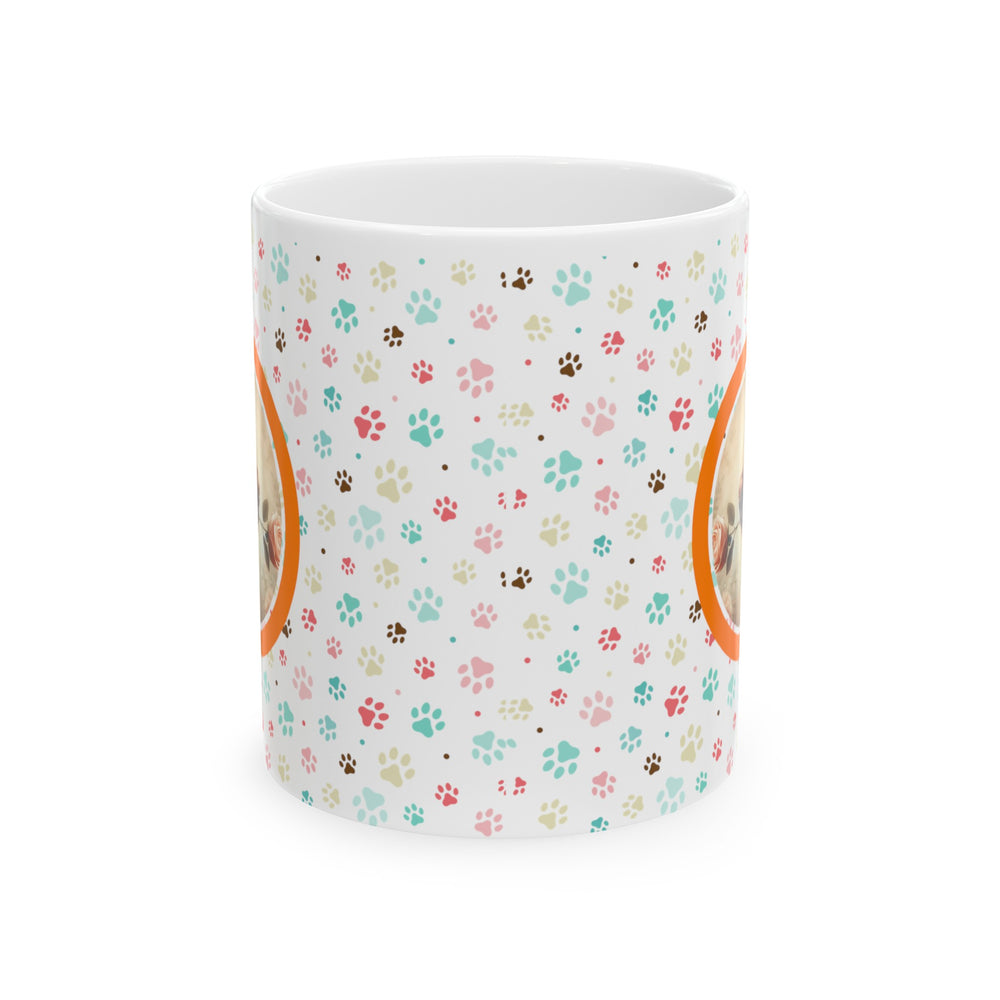 Dog with Rosé Mug, 11oz