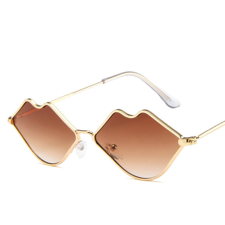 Women's Retro Hot Lips Sunglasses