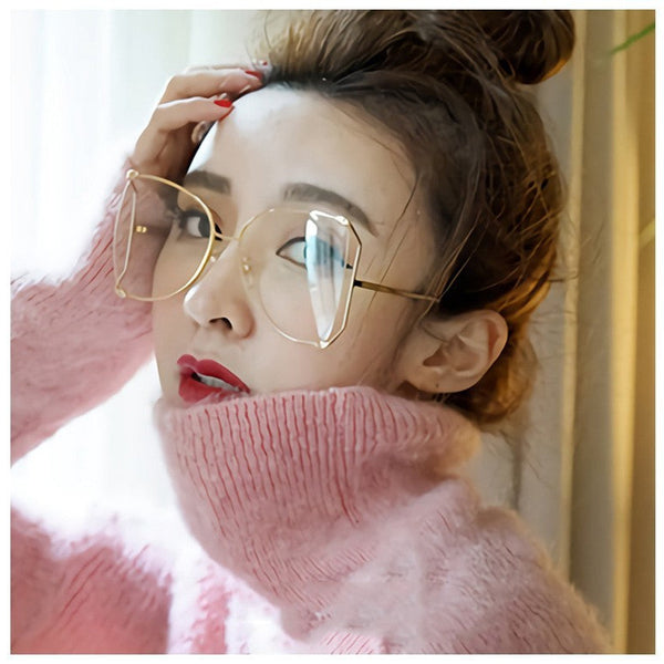 Square Sunglasses Women Metal Frame Fashion