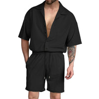 Relaxed Fit Button-Up Set