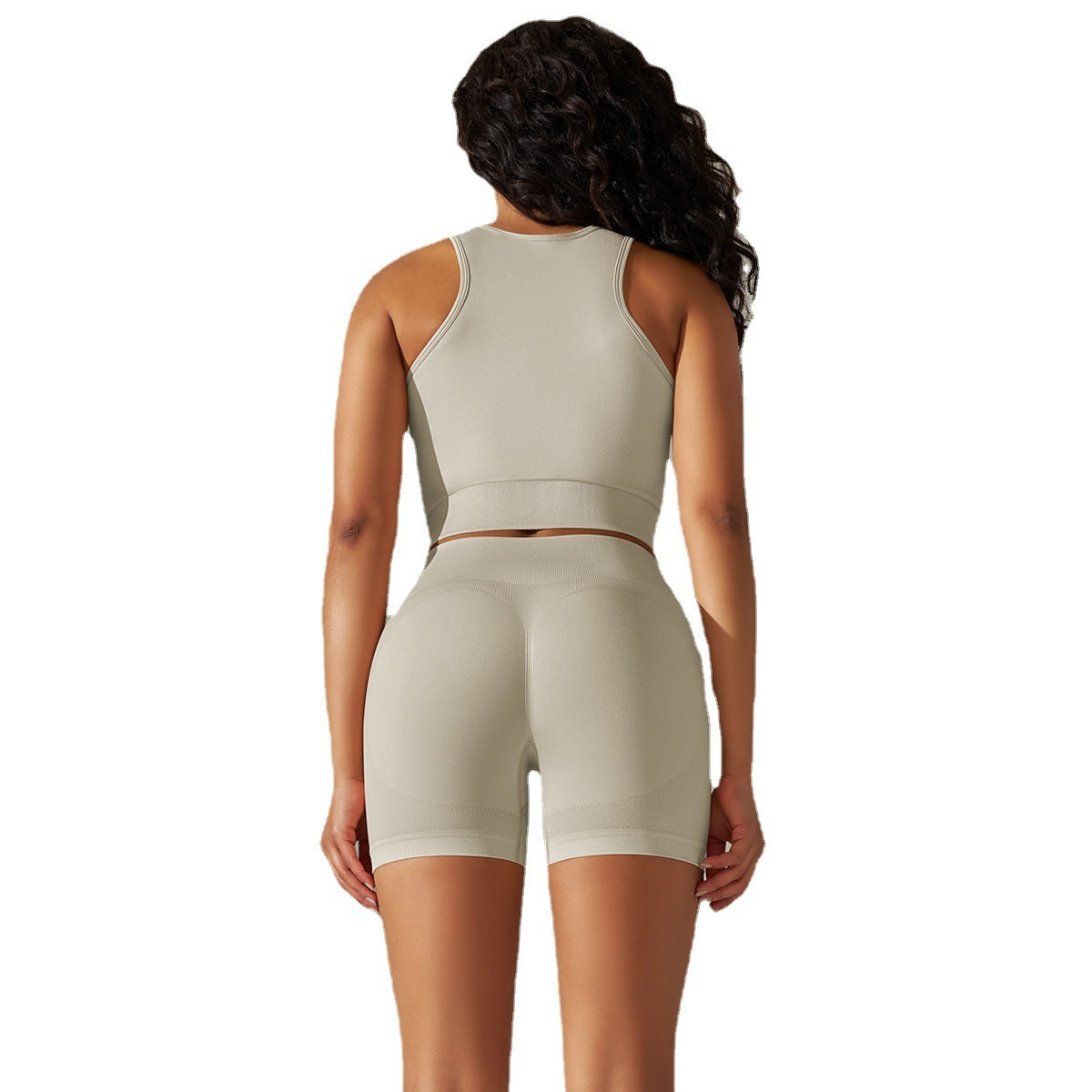 Breathable Two-Piece Knit Workout