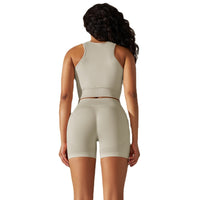 Breathable Two-Piece Knit Workout