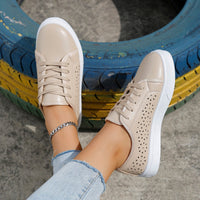 Breathable Hollow-Out Casual Flats