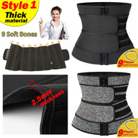 3-Belt Waist Trainer Bodysuit for Intense Workouts