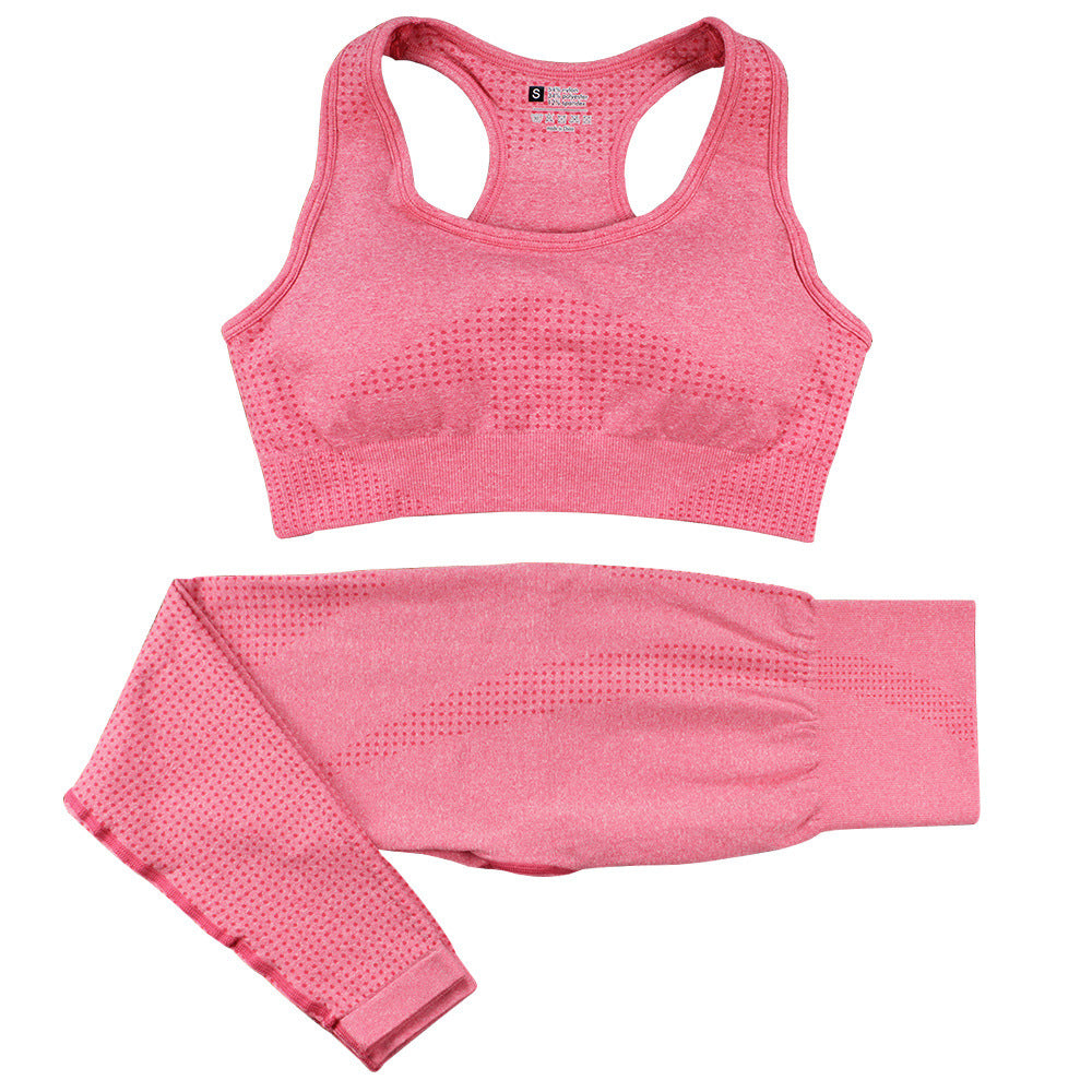 Matching Yoga Outfit with Sculpt Fit Crop Top and Flex Waist Leggings