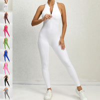Sleeveless Yoga Jumpsuit Women Tummy Control Butt Lifting Activewear