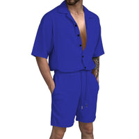 Relaxed Fit Button-Up Set