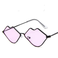 Women's Retro Hot Lips Sunglasses