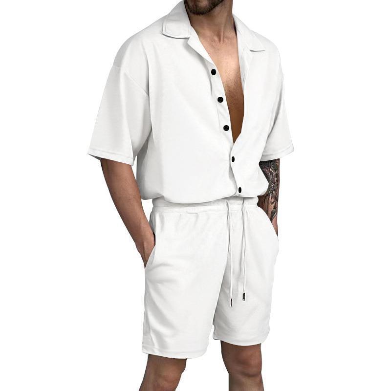 Relaxed Fit Button-Up Set