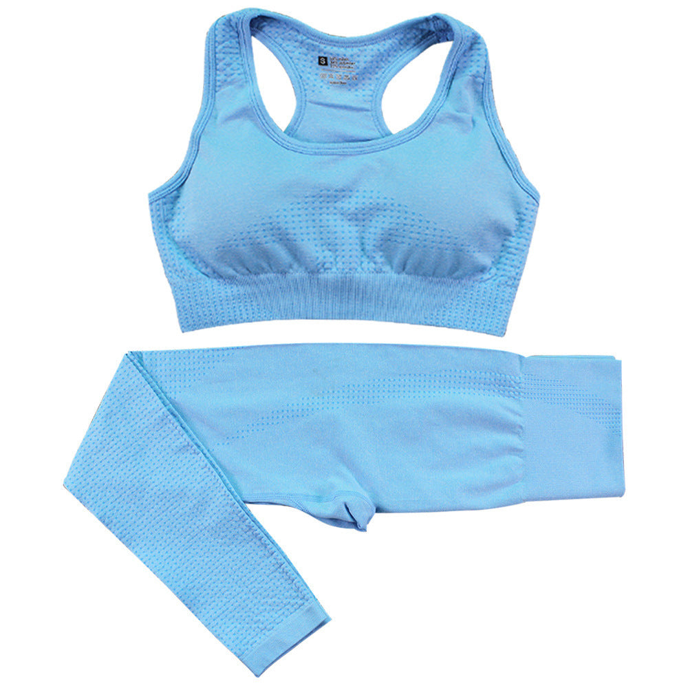 Matching Yoga Outfit with Sculpt Fit Crop Top and Flex Waist Leggings