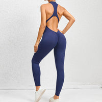 Sleeveless Yoga Jumpsuit Women Tummy Control Butt Lifting Activewear