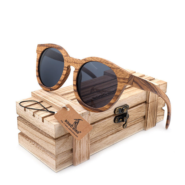 Eco-Friendly Wooden Frame Sunglasses Unisex Style