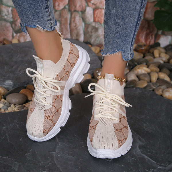 Breathable Flat Canvas Sneakers with Soft Sole