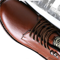 Men's Cashmere Martin Boots Stylish and Comfortable
