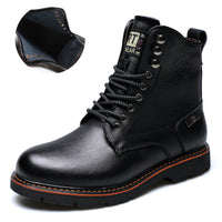 Men's Cashmere Martin Boots Stylish and Comfortable