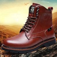 Men's Cashmere Martin Boots Stylish and Comfortable