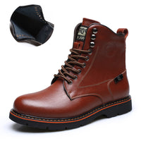 Men's Cashmere Martin Boots Stylish and Comfortable