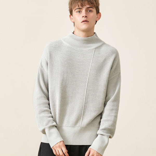 Soft Cotton Sweater for Men Relaxed Fit