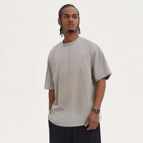 Vintage Style Tie-dyed Cotton Tee