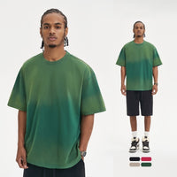 Vintage Style Tie-dyed Cotton Tee