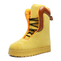Waterproof High-Top Boots for Men Trendy and Warm