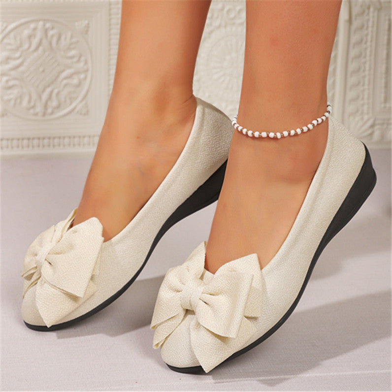 Women's Flats with Bow Knot Perfect for Everyday Wear
