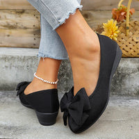 Women's Flats with Bow Knot Perfect for Everyday Wear