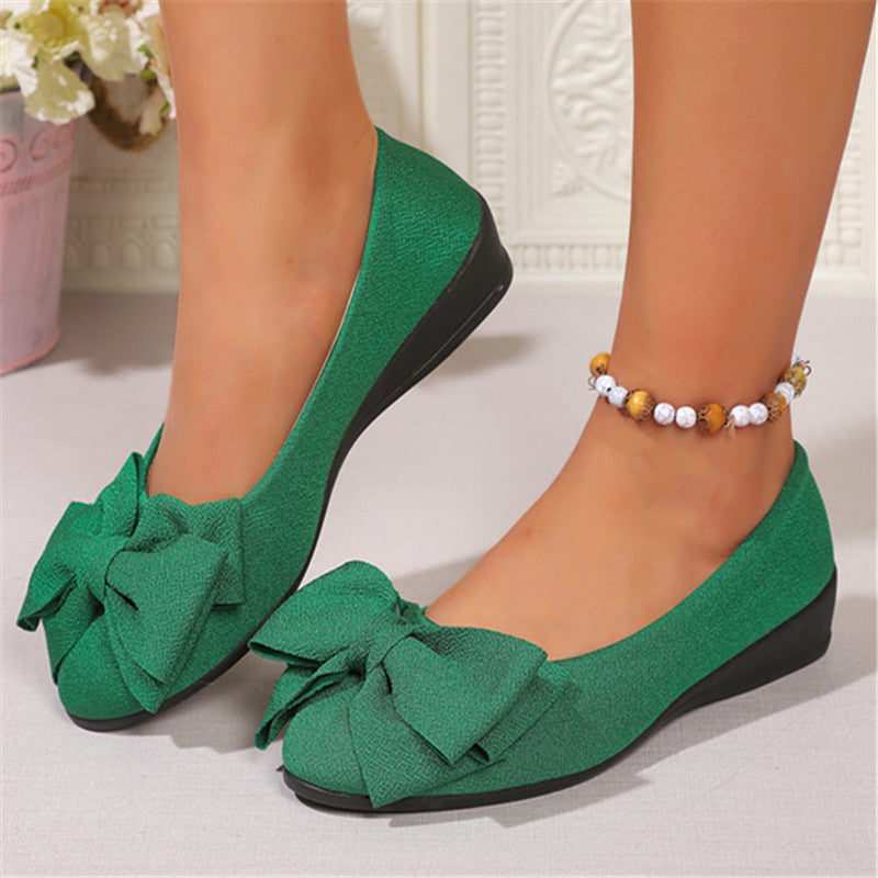 Women's Flats with Bow Knot Perfect for Everyday Wear
