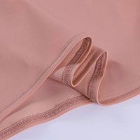 Satin V-Neck Backless Mini Dress