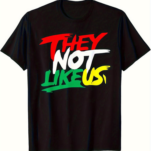 They Not Like Us Tee Men Hip Hop Graphic Streetwear