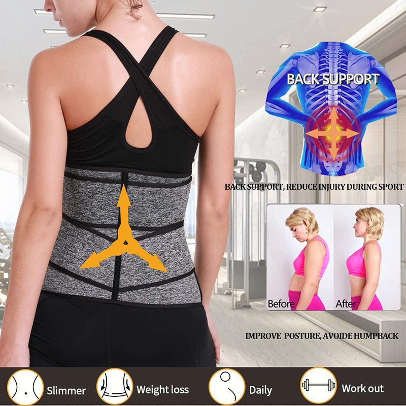 3-Belt Waist Trainer Bodysuit for Intense Workouts