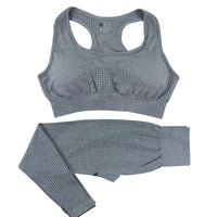 Matching Yoga Outfit with Sculpt Fit Crop Top and Flex Waist Leggings