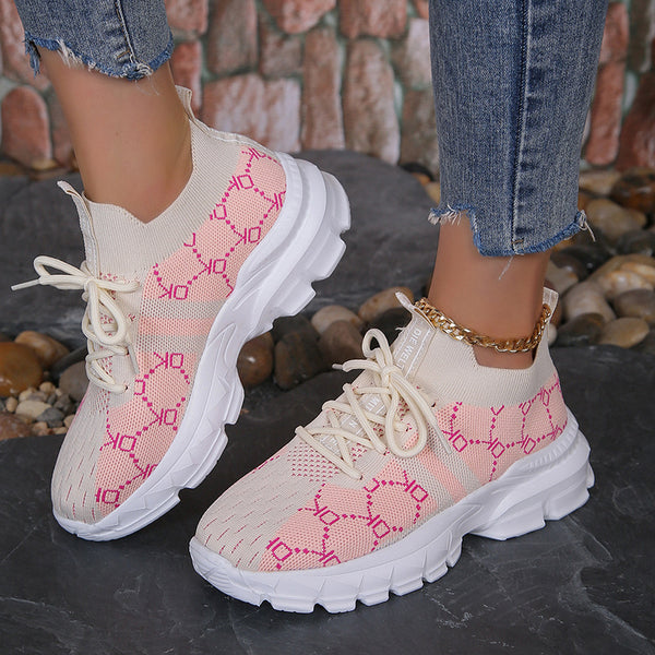 Breathable Flat Canvas Sneakers with Soft Sole