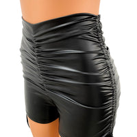 Women's Designer-Look Leather Shorts