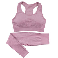   Matching Yoga Outfit with Sculpt Fit Crop Top and Flex Waist Leggings