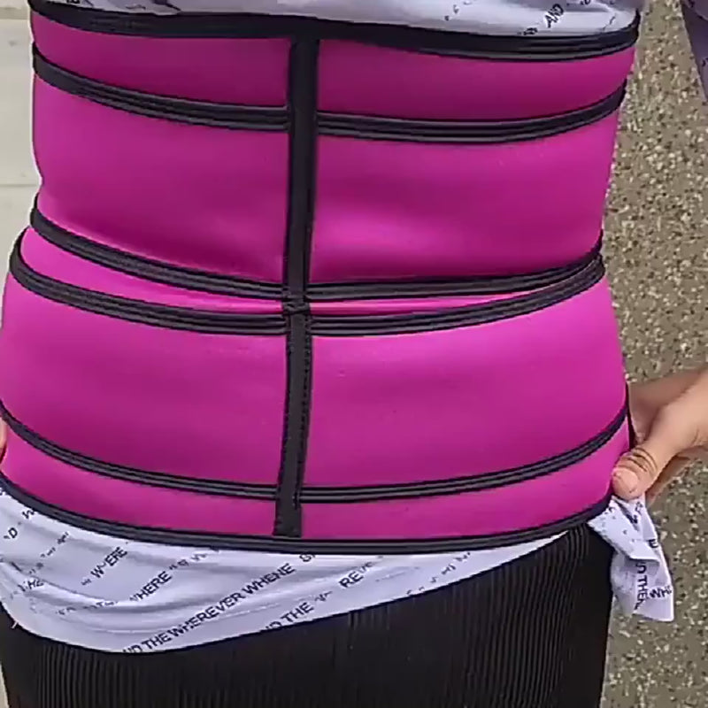3-Belt Waist Trainer Bodysuit for Intense Workouts